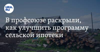 В профсоюзе раскрыли, как улучшить программу сельской ипотеки - ura.news - Россия
