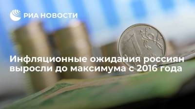 Эльвира Набиуллина - Инфляционные ожидания россиян на год вперед выросли до максимума с ноября 2016 года - smartmoney.one - Россия