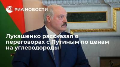 Владимир Путин - Александр Лукашенко - Sky News Arabia - Наталья Эйсмонт - Лукашенко: на переговорах с Путиным удалось договориться о ценах на углеводороды на 2022 год - smartmoney.one - Москва - Россия - Санкт-Петербург - Белоруссия - Минск