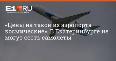 Артем Устюжанин - «Цены на такси из аэропорта космические». В Екатеринбурге не могут сесть самолеты - e1.ru - Москва - Санкт-Петербург - Сочи - Краснодар - Екатеринбург - Симферополь