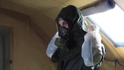 Мобильный COVID-госпиталь, развернутый военными в Хакасии, заполнен на 73% - interfax-russia.ru - респ. Хакасия - Черногорск