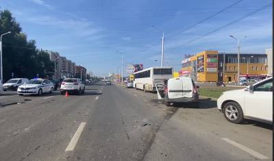 В Уфе произошло массовое ДТП с участием четырех автомобилей - mkset.ru - Россия - Уфа