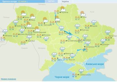 Леонид Горбань - Дожди почти во всех областях: погода в Украине 22 июля - narodna-pravda.ua - Россия - Украина