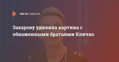 Виталий Кличко - Мария Захарова - Владимир Кличко - Захарову удивила картина с обнаженными братьями Кличко - ren.tv - Россия - Украина - Житомирская обл.