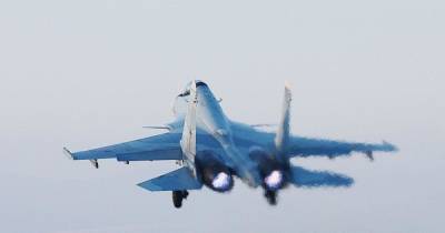 Российский Су-27 предотвратил нарушение истребителем ФРГ границ РФ - ren.tv - Россия - США - Германия