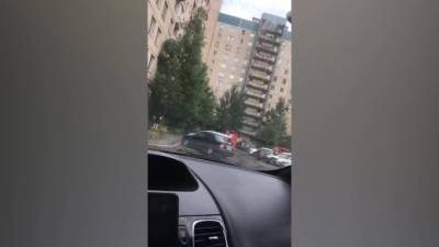 В многоэтажке на улице Джона Рида произошел пожар - piter.tv - Санкт-Петербург - р-н Невский