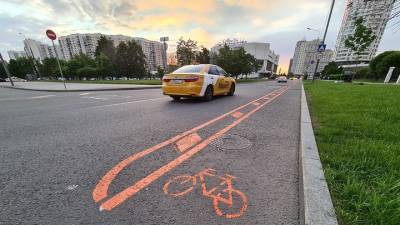 Три километра новых велополос появилось на улицах Москвы - vm.ru - Москва