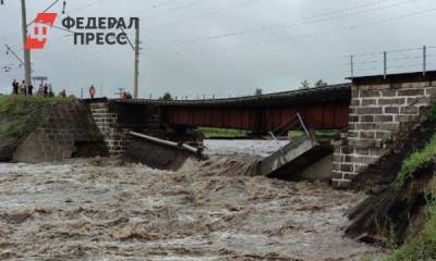 В Забайкалье из-за сильных дождей обрушился железнодорожный мост на участке Транссиба - fedpress.ru - Россия - Забайкальский край - Чита - район Забайкалья - Сретенск