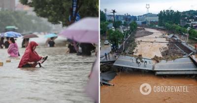 Наводнение в Китае, ураган в Индонезии – сколько погибших и пострадавших, фото и видео - obozrevatel.com - Китай - Индонезия