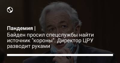 Уильям Бернс - Пандемия | Байден просил спецслужбы найти источник "короны". Директор ЦРУ разводит руками - liga.net - Китай - США - Украина - Ухань