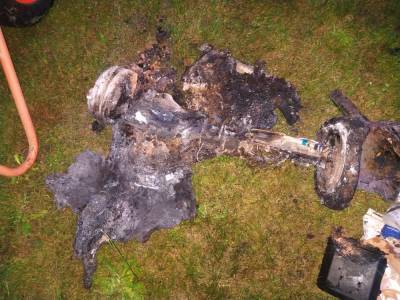 У жителя Гродненского района сгорел гироскутер. Судебные эксперты-пожаротехники установили причину - grodnonews.by - Белоруссия - район Гродненский