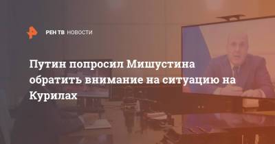 Владимир Путин - Михаил Мишустин - Путин попросил Мишустина обратить внимание на ситуацию на Курилах - ren.tv - Россия