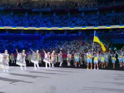 Елена Костевич - Олимпиада-2020: сборная Украины прошла на церемонии открытия Игр в Токио - unn.com.ua - Украина - Киев - Токио - Япония