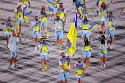 Елена Костевич - Сборная Украины прошла на параде открытия Олимпийских игр - for-ua.com - Украина - Токио