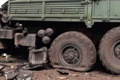 На Донбассе уничтожили «КамАЗ» террористов «ДНР», видео - real-vin.com - Украина - ДНР