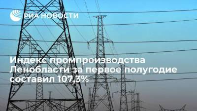 Александр Дрозденко - Индекс промпроизводства Ленобласти за первое полугодие составил 107,3% - smartmoney.one - Россия - Ленинградская обл.