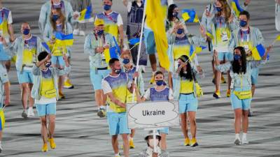 Показ выхода украинской сборной прервали из-за коммерческих обязательств - vesti.ru - Россия - Украина - Токио