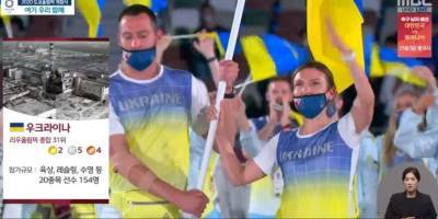 Украину на Олимпиаде проиллюстрировали разрушенным 4-м блоком Чернобыльской АЭС - ruposters.ru - Украина - Токио - Гаити - Гондурас
