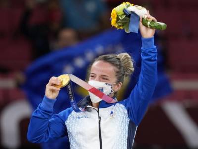 Дарья Белодед - Олимпиада-2020: частично признанное Косово выиграло вторую медаль в своей истории - снова золото - unn.com.ua - Украина - Киев - Израиль - Япония - Монголия - Косово