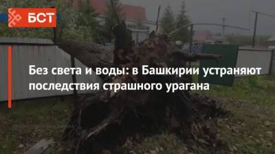 Без света и воды: в Башкирии устраняют последствия страшного урагана - bash.news - Башкирия