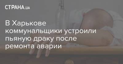 В Харькове коммунальщики устроили пьяную драку после ремонта аварии - strana.ua - Украина - Харьков