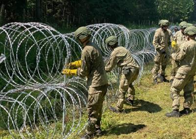 Литве не хватило проволоки, чтобы установить забор на границе с Белоруссией - newsland.com - Белоруссия - Польша - Литва
