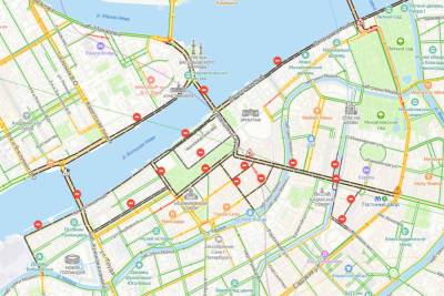 День ВМФ ограничил движение по центральным улицам Петербурга - spb.mk.ru - Санкт-Петербург