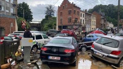 Опубликованы шокирующий кадры нового наводнения в Бельгии (видео) - lenta.ua - Украина - Бельгия - Турция - Германия