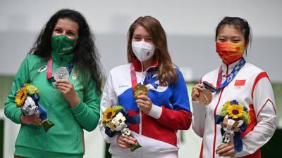 Виталина Бацарашкина - Сборная России завоевала первую золотую медаль на Играх в Токио - svoboda.org - Россия - Китай - Токио - Рио-Де-Жанейро - Болгария