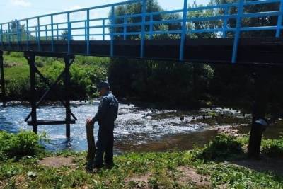 Спасатели расчищали русло Упы в муниципальном образовании Крапивенское - tula.mk.ru - Россия - Тула - Тульская обл.
