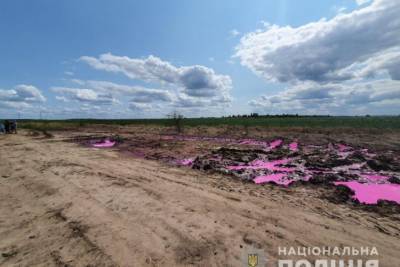 Полиция открыла дело из-за розовых луж после взрыва на " Ривнеазоте" - rupor.info - Украина