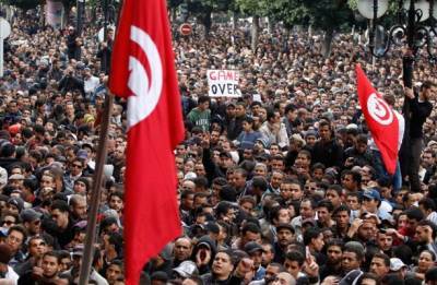 Саид Каис - В Тунисе демонстранты громят офисы партии «Ан-Нахда» - eadaily.com - Тунис - Тунисская Респ.