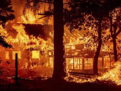 Лесные пожары в Калифорнии коснулись жилых местностей: людей эвакуируют из собственных домов - unn.com.ua - США - Украина - Киев - шт. Калифорния - штат Орегон