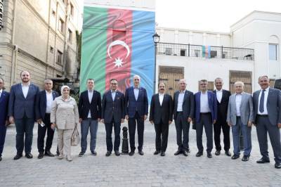 Сахиба Гафарова - Делегация правящей партии Турции находится с визитом в Азербайджане (ФОТО) - trend.az - Турция - Азербайджан