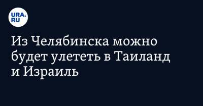 Из Челябинска можно будет улететь в Таиланд и Израиль - ura.news - Россия - Израиль - Египет - Франция - Челябинск - Чехия - Таиланд