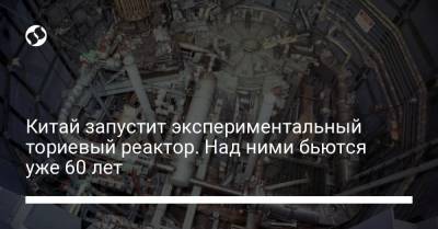Китай запустит экспериментальный ториевый реактор. Над ними бьются уже 60 лет - liga.net - Китай - Украина