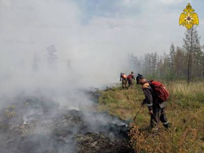 В Якутии действуют 154 пожара, 29 городов и поселков затянуты дымом - rosbalt.ru - респ. Саха - район Оймяконский - район Томпонский