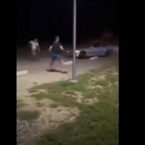 В Польше мужчина на автомобиле гонялся за пешеходами. Видео - reporter-ua.com - Польша