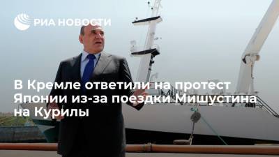 Дмитрий Песков - В Кремле ответили на протест Японии из-за поездки Мишустина на Курилы - ria.ru - Москва - Россия - Япония