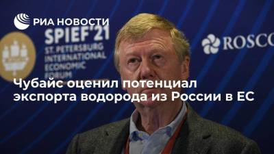 Анатолий Чубайс - Чубайс: к 2030 году Россия будет поставлять водород в ЕС на 20-30 миллиардов долларов - smartmoney.one - Россия