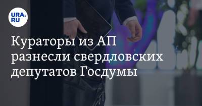 Кураторы из АП разнесли свердловских депутатов Госдумы. От критики спасся лишь один - ura.news - Россия - Екатеринбург - Свердловская обл.