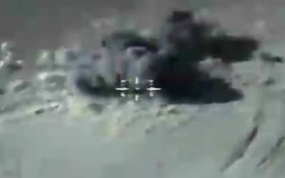 Опубликовано видео удара российских бомбардировщиков по джихадистам в Белой пустыне Сирии - actualnews.org - Россия - Сирия