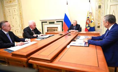 Владимир Путин - Александр Беглов - Александр Дрозденко - Путин предложил построить вокруг Петербурга Центральную кольцевую автодорогу - znak.com - Москва - Россия - Ленинградская обл. - Санкт-Петербург - Екатеринбург - Московская обл. - Казань