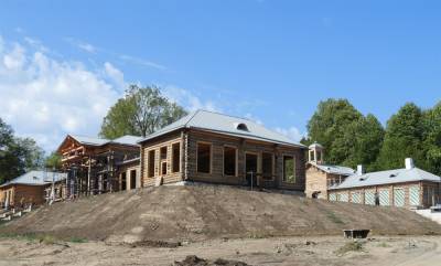 В выборгском парке Монрепо завершилась реставрация сруба Главного дома - ivbg.ru - Украина - Выборг - Ленобласть