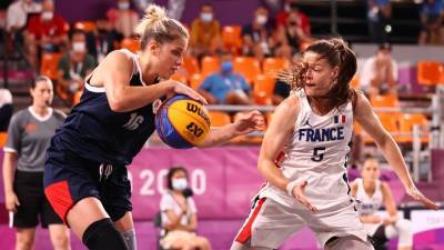 Женская сборная России по баскетболу 3×3 уступила Франции на ОИ - russian.rt.com - Россия - Франция - Япония