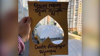 Жители Шушар сделали пародию на популярное фото в социальных сетях - piter.tv - Россия - Санкт-Петербург