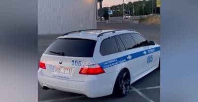 Эстонка раскрасила BMW в стиле российской ДПС и нарвалась на уголовное дело - reendex.ru - Эстония