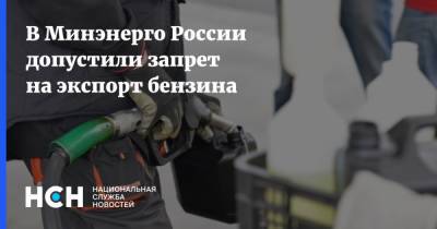 Павел Сорокин - В Минэнерго России допустили запрет на экспорт бензина - nsn.fm - Россия