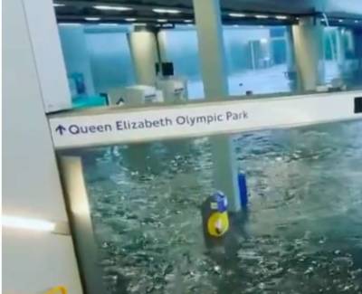 В Лондоне затопило метро - lenta.ua - Китай - Украина - Англия - Лондон