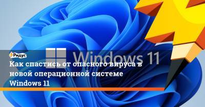 Как спастись от опасного вируса в новой операционной системе Windows 11 - ridus.ru - Microsoft